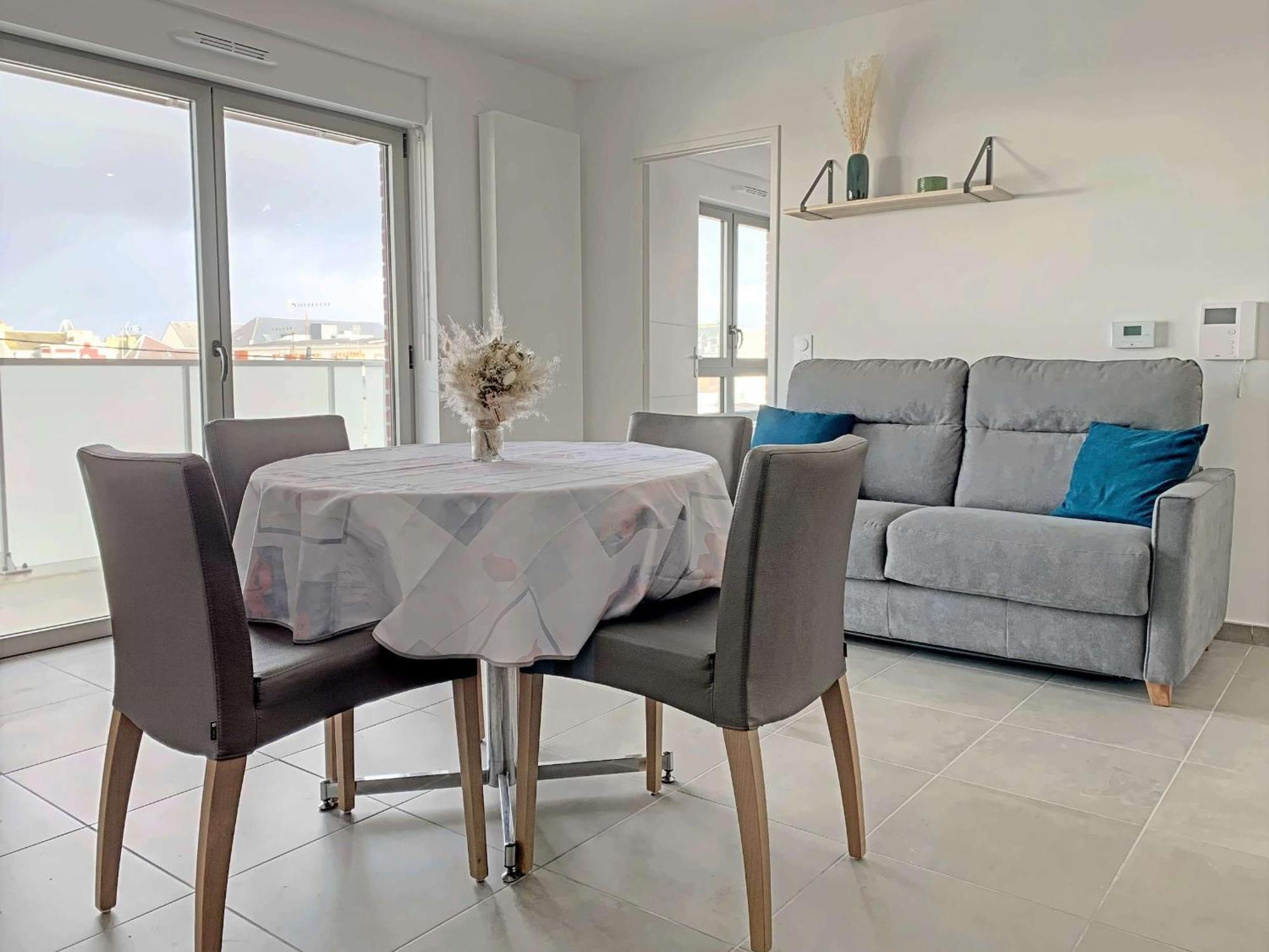 Superbe T2 A Berck-Plage - Balcon, Parking Prive Et Acces Plage - Fr-1-646-36 エクステリア 写真